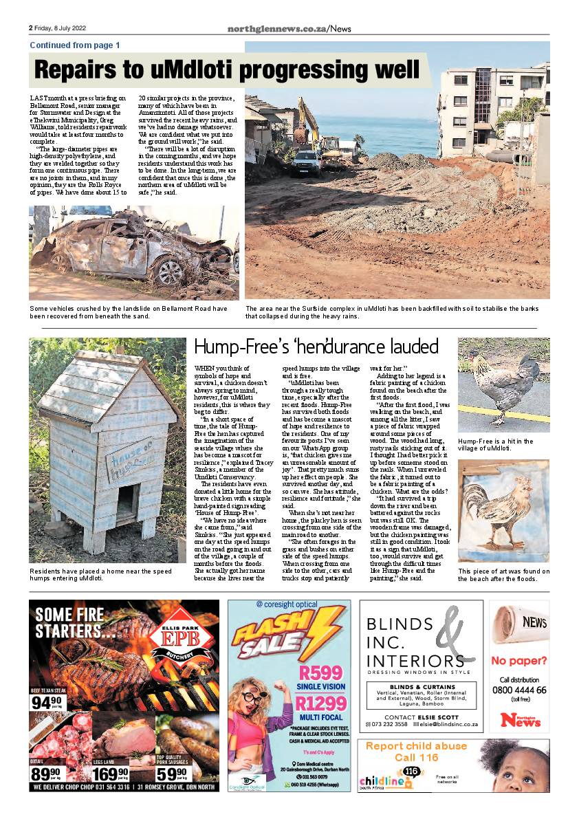 Northglen News 8 July 2022 page 2