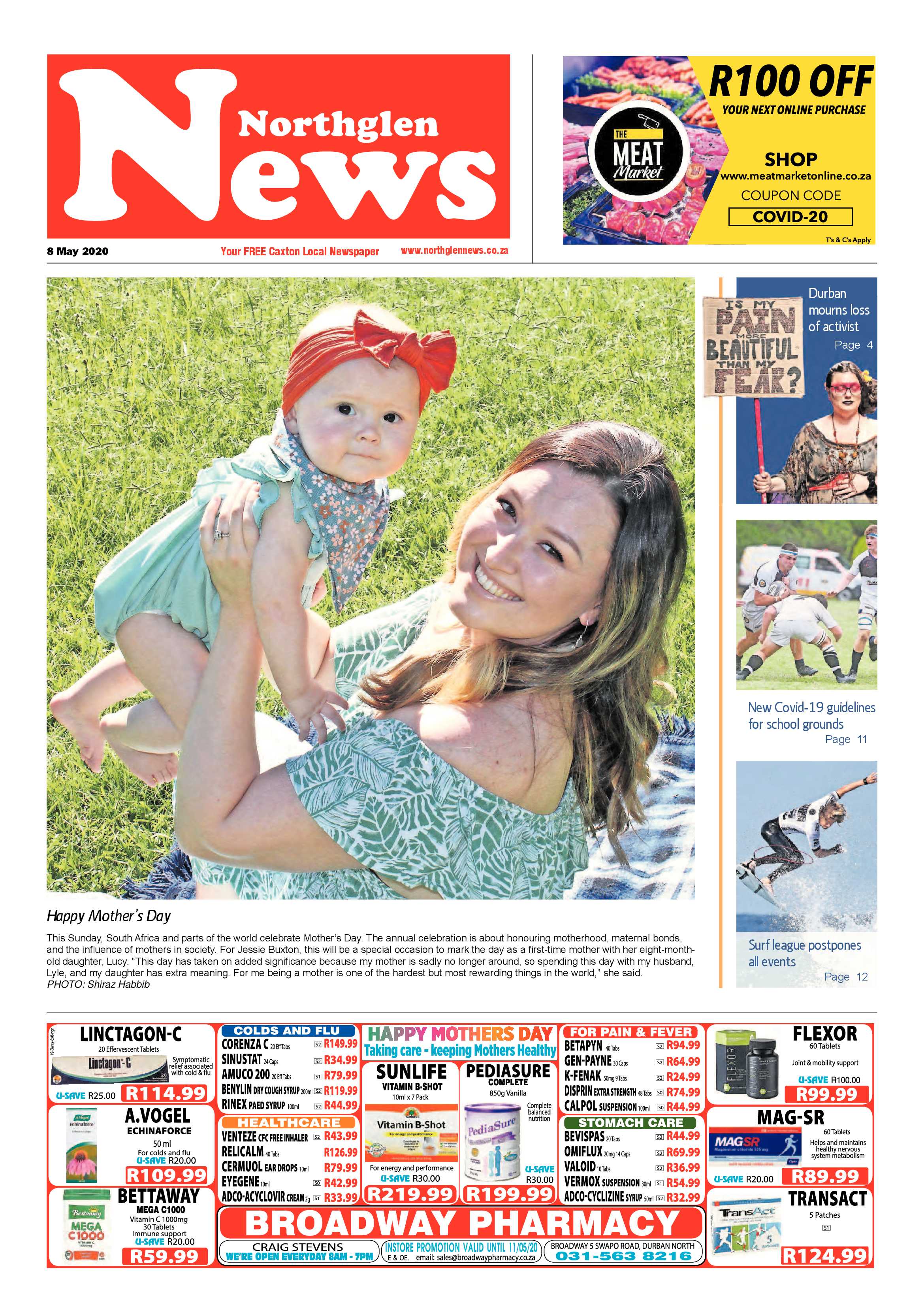 Northglen News 8 May 2020 page 1