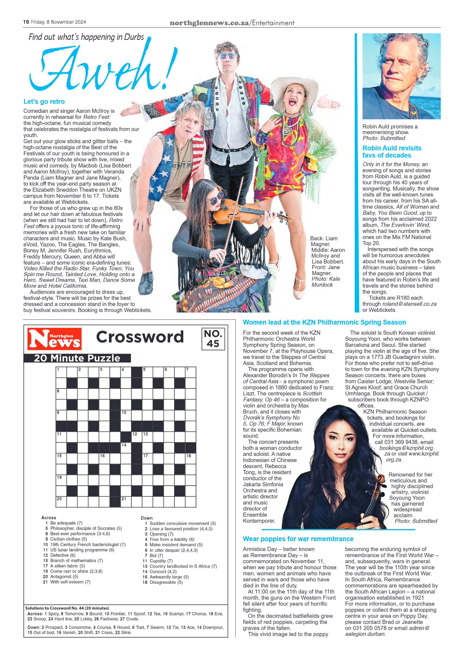 Northglen News 8 November 2024 page 16
