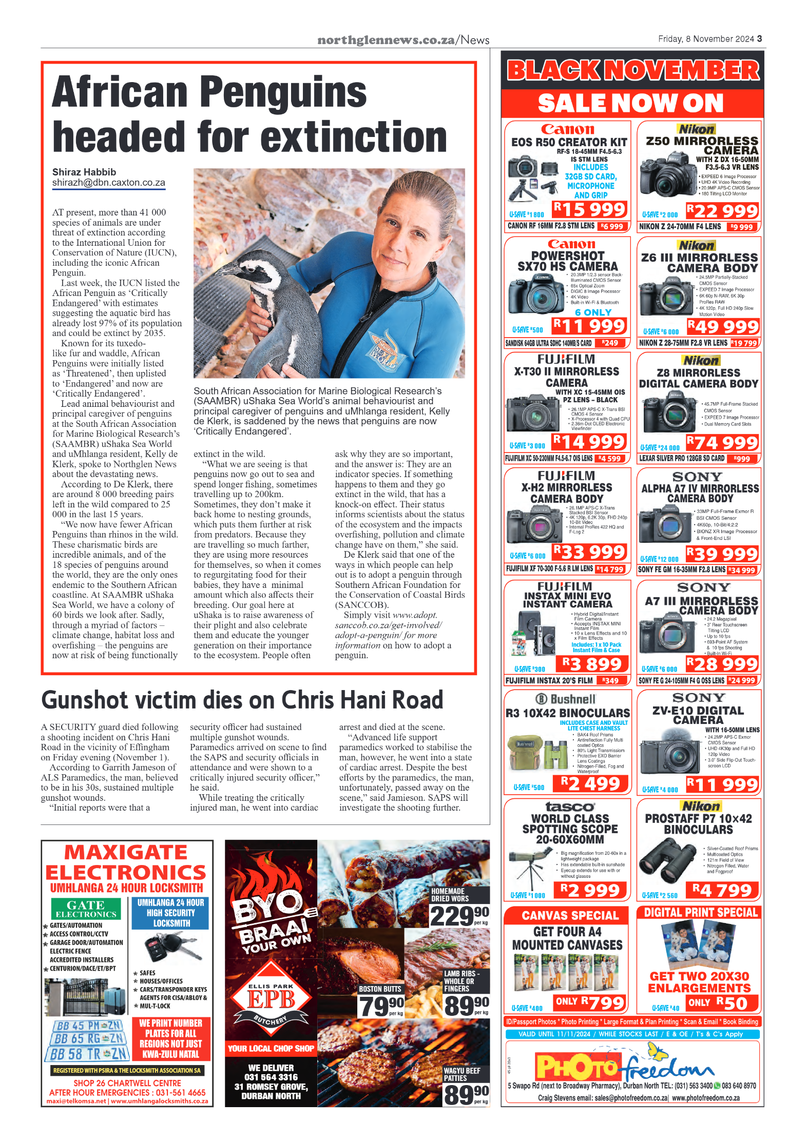 Northglen News 8 November 2024 page 3