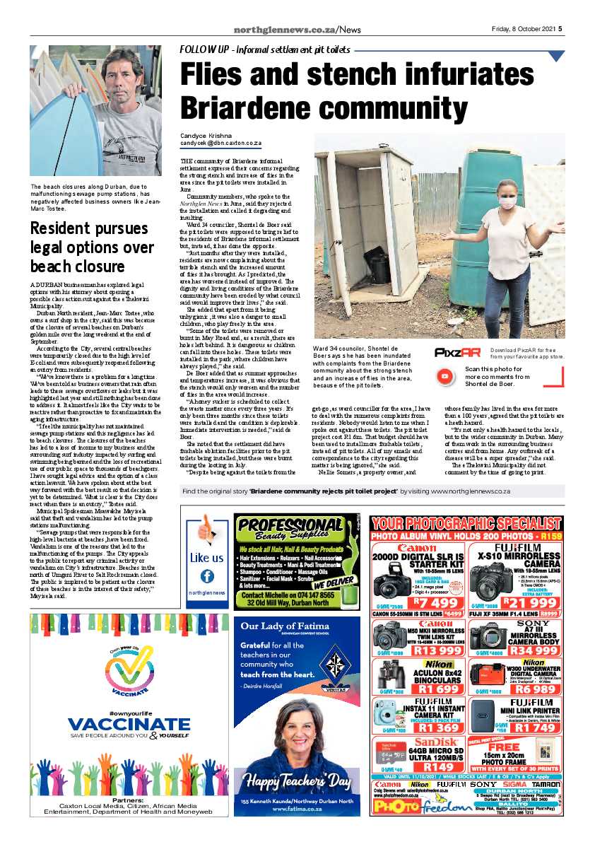 Northglen News 8 October 2021 page 5