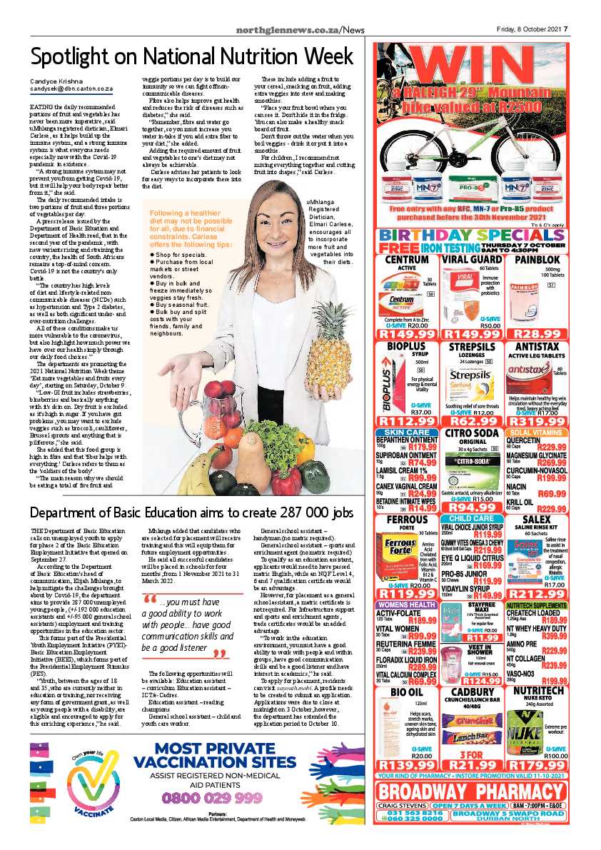 Northglen News 8 October 2021 page 7
