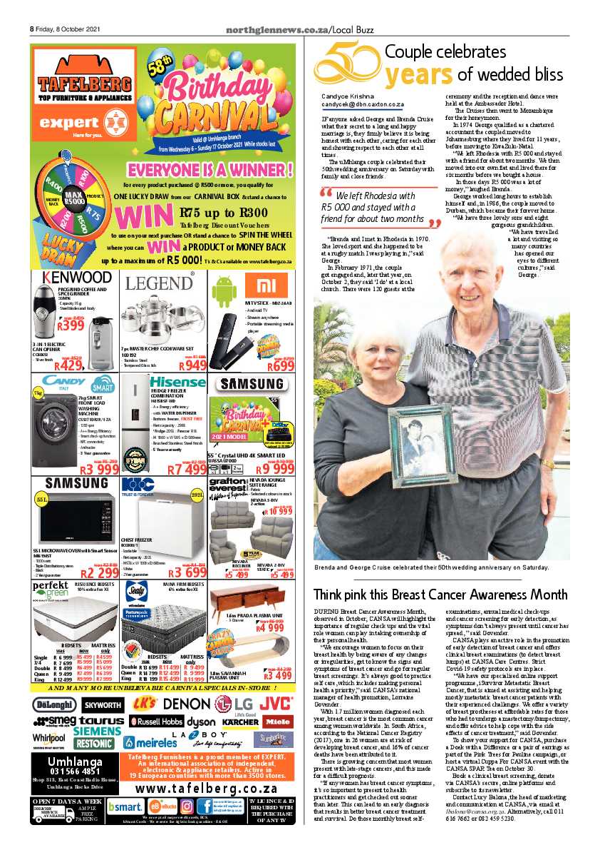 Northglen News 8 October 2021 page 8