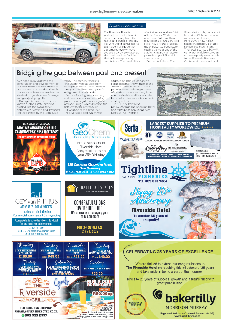 Northglen News 8 September 2023 page 15