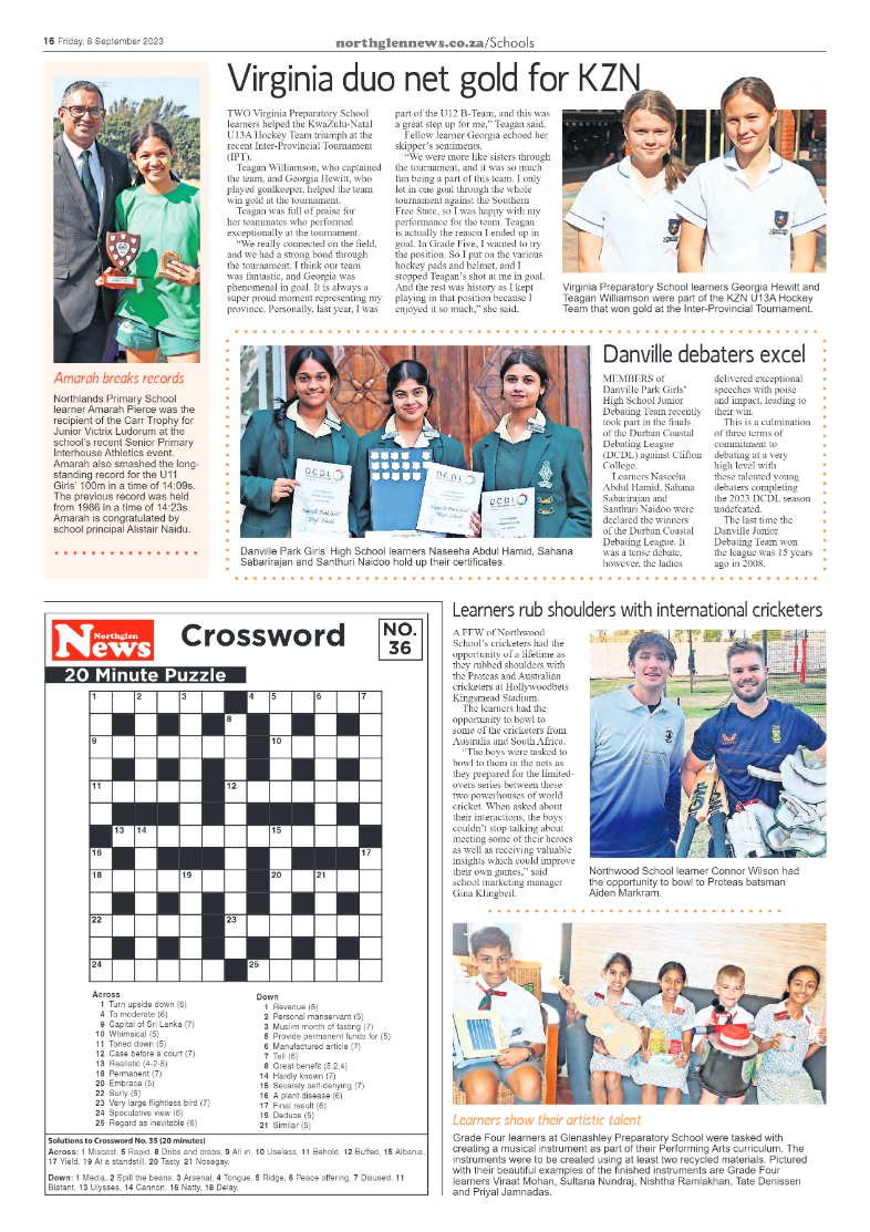 Northglen News 8 September 2023 page 16