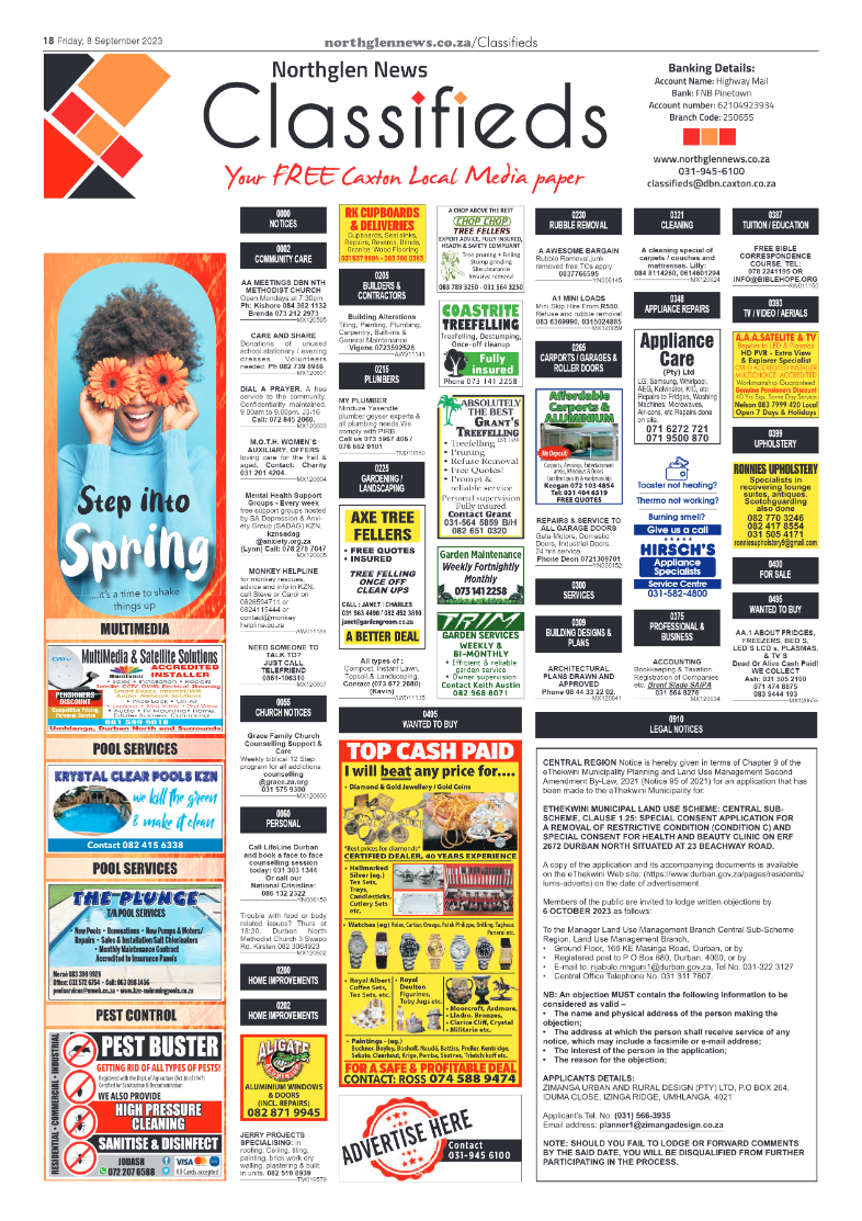 Northglen News 8 September 2023 page 18