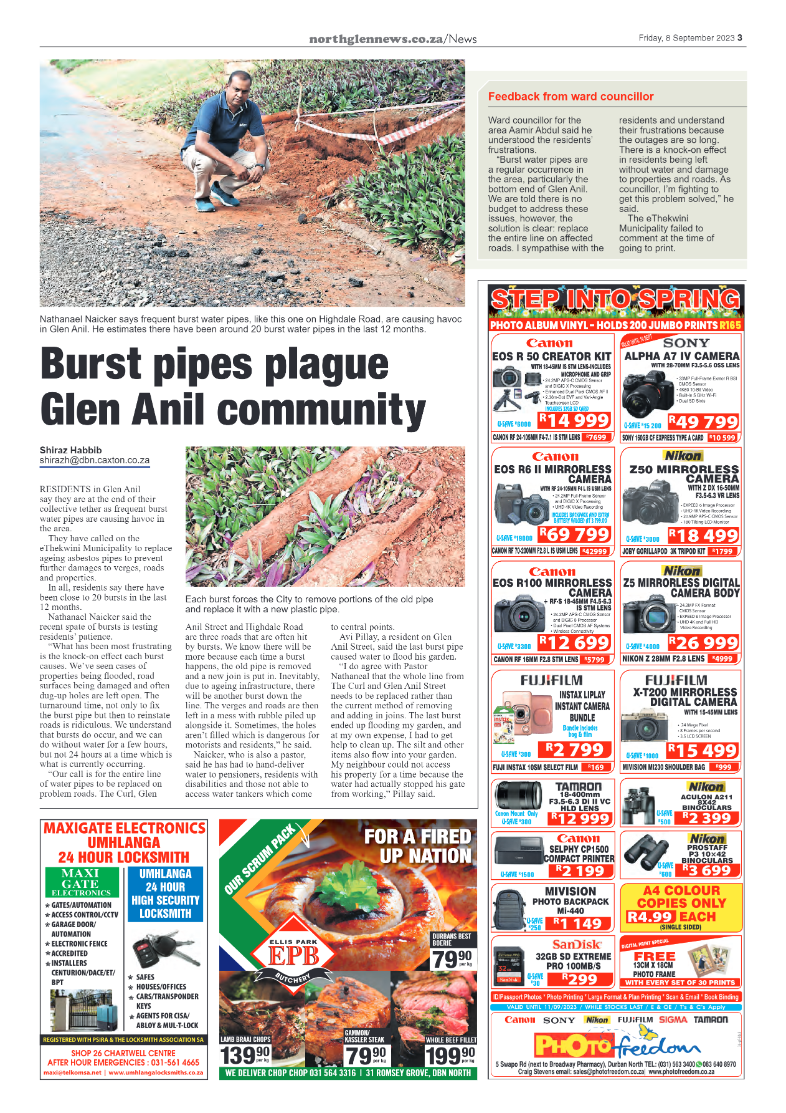 Northglen News 8 September 2023 page 3