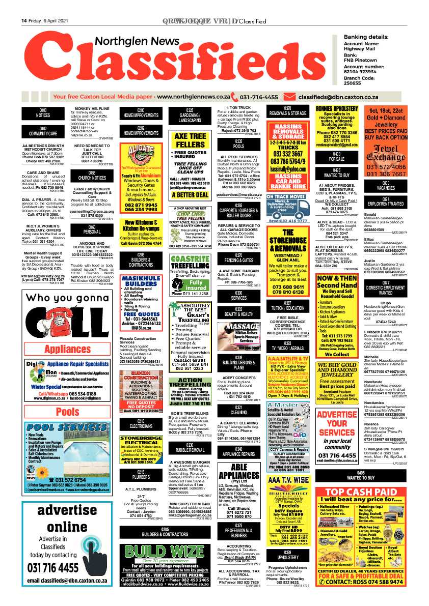 Northglen News 9 April 2021 page 14