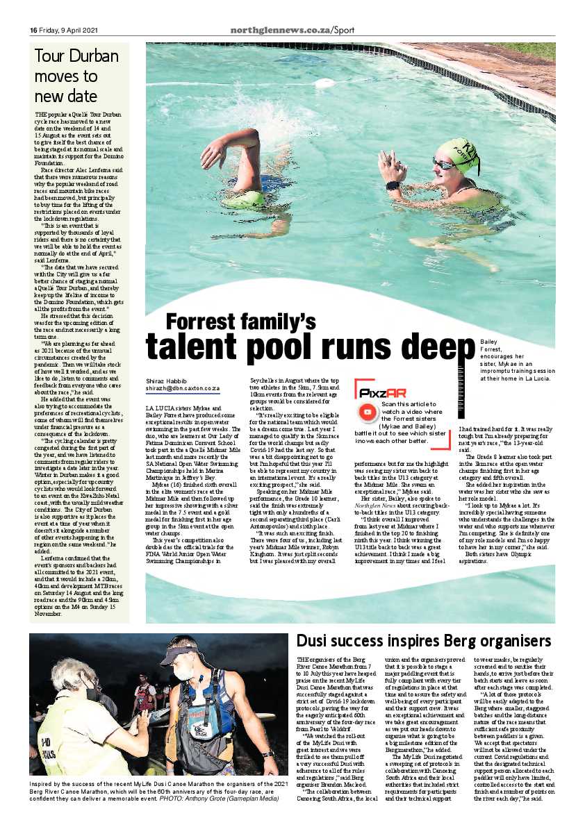 Northglen News 9 April 2021 page 16