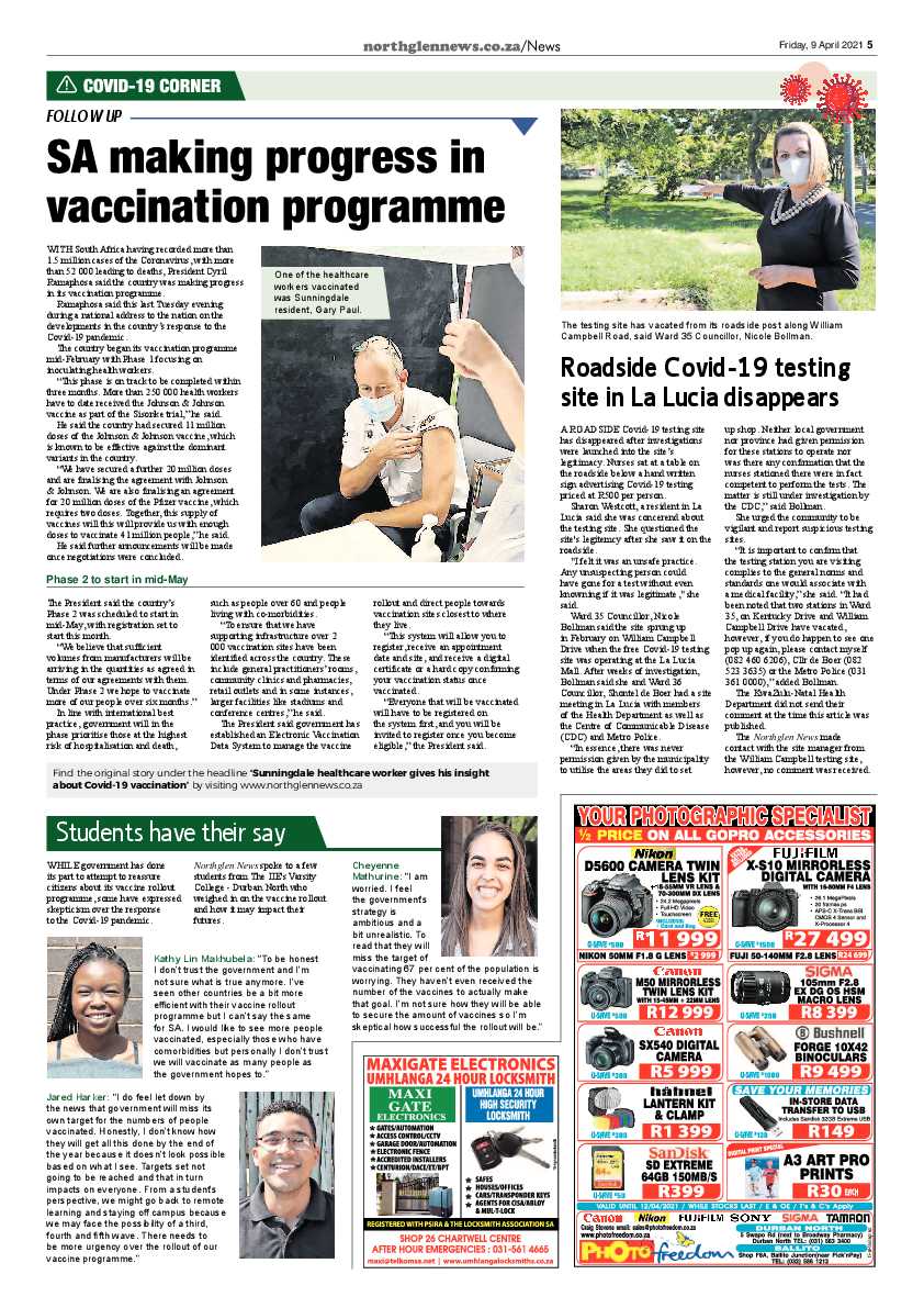 Northglen News 9 April 2021 page 5