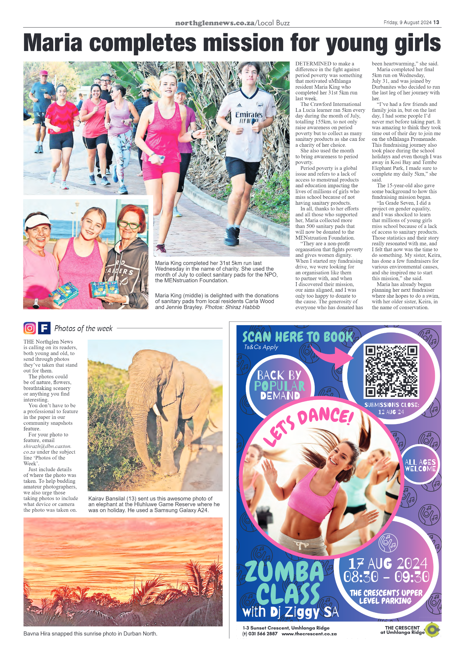 Northglen News 9 August 2024 page 13