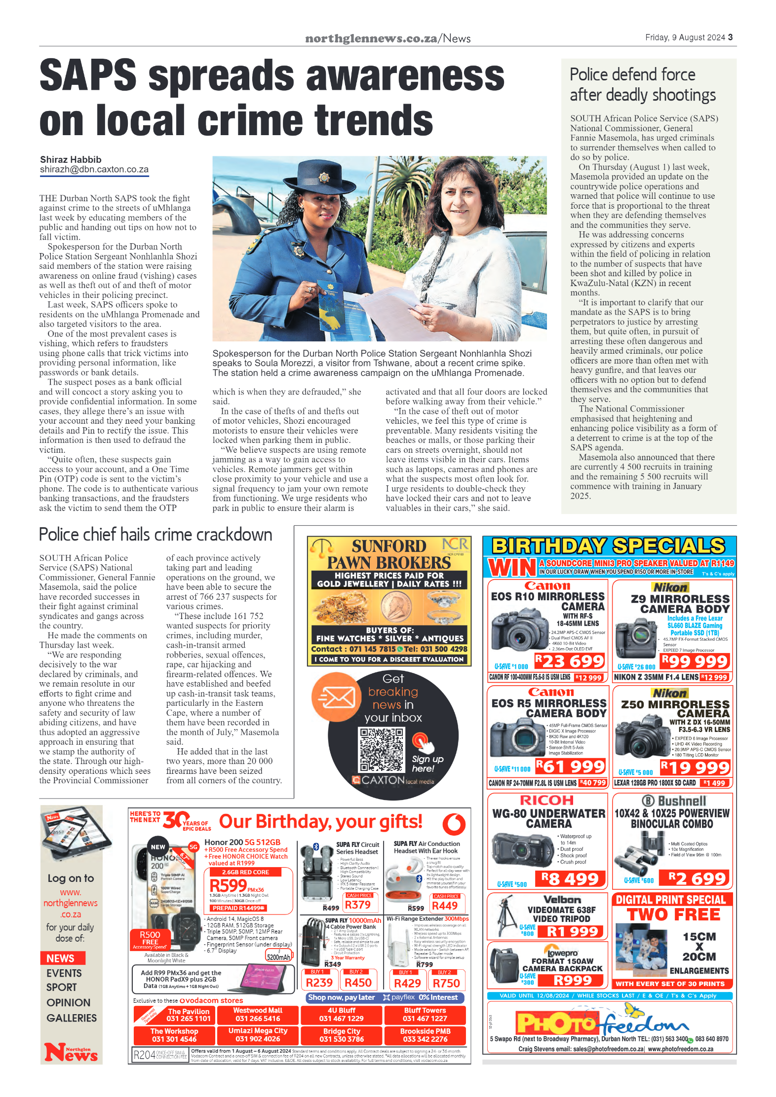 Northglen News 9 August 2024 page 3
