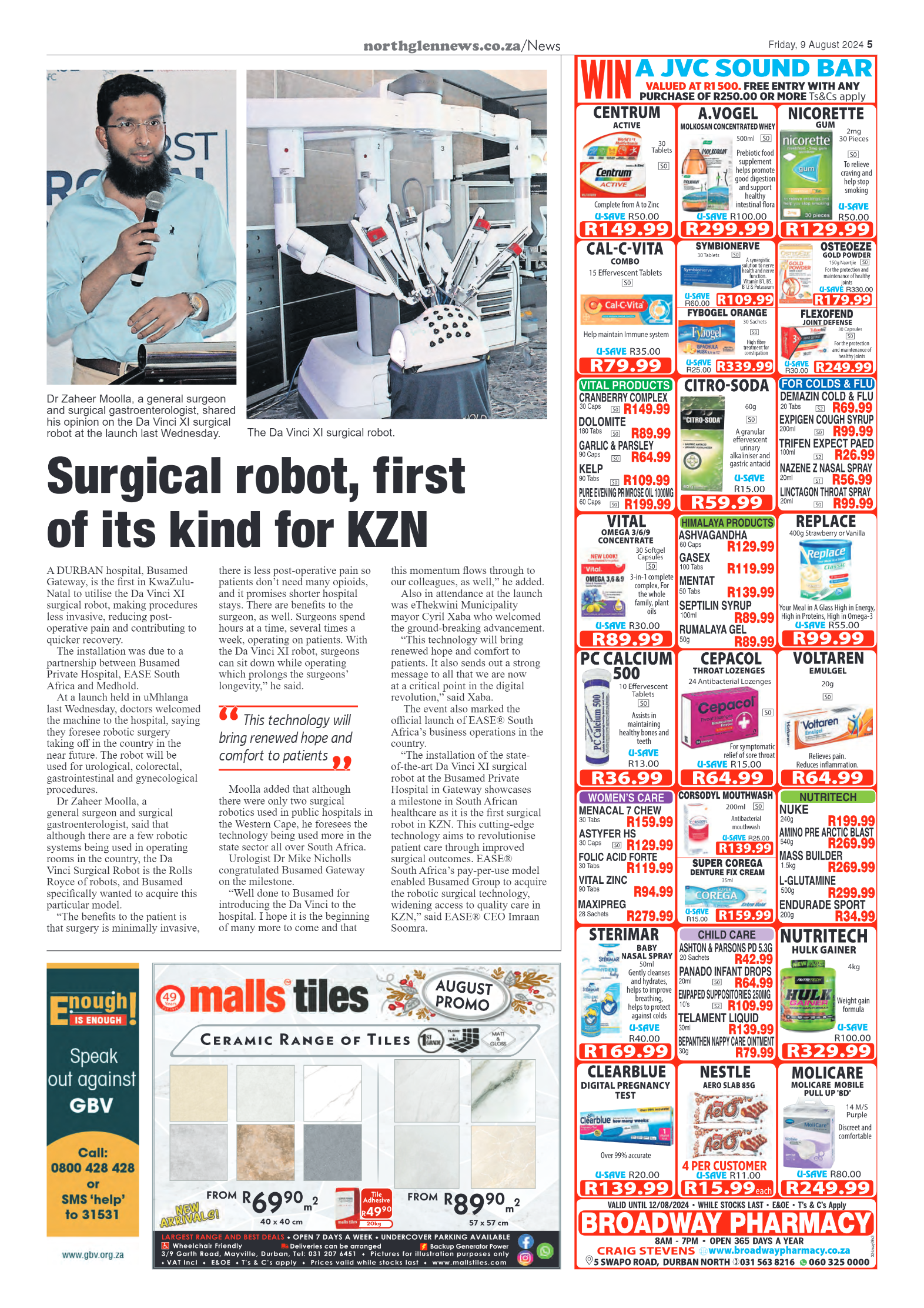 Northglen News 9 August 2024 page 5
