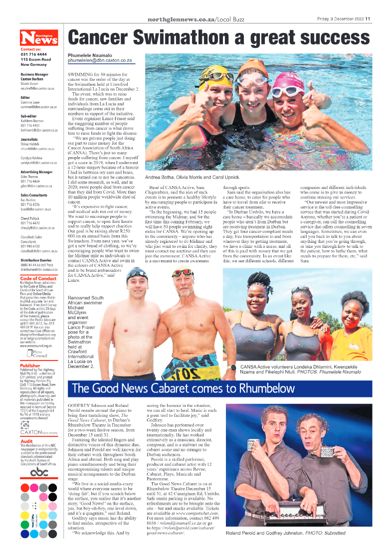 Northglen News 9 December 2022 page 11