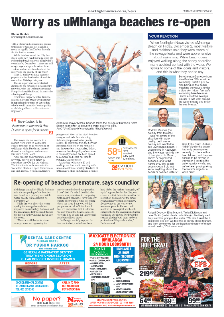 Northglen News 9 December 2022 page 3