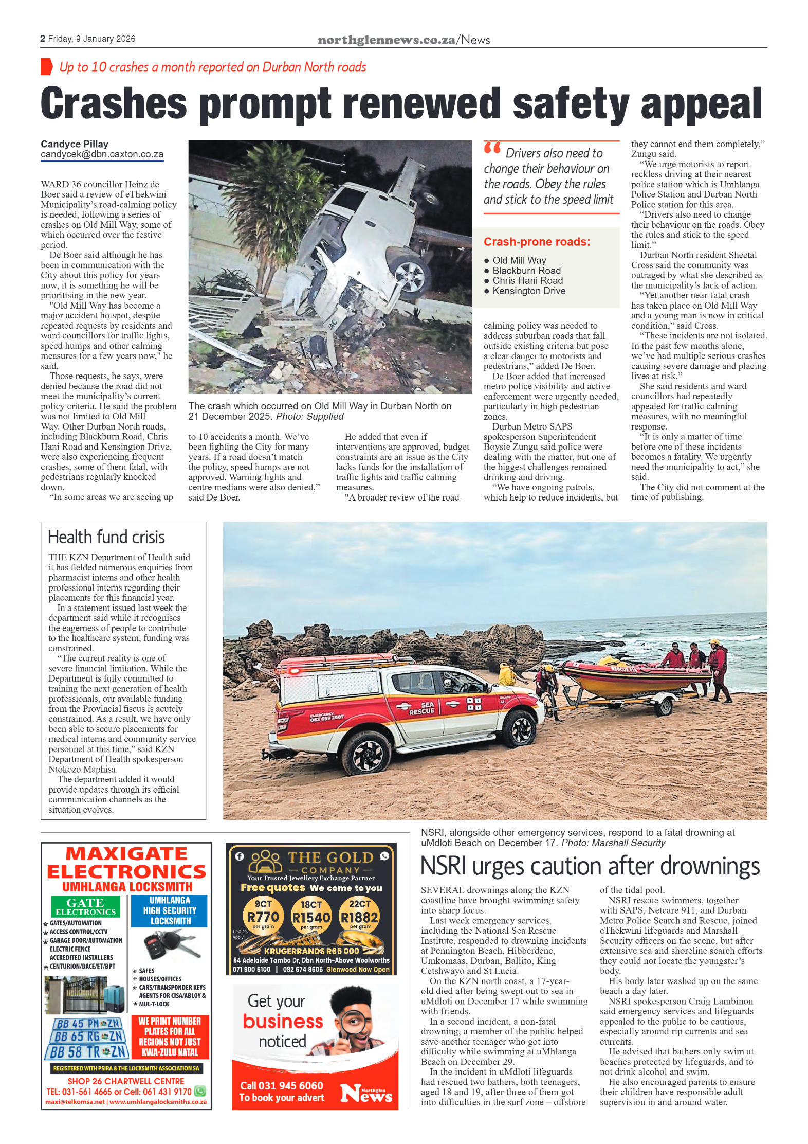 Northglen News 9 January 2026 page 2