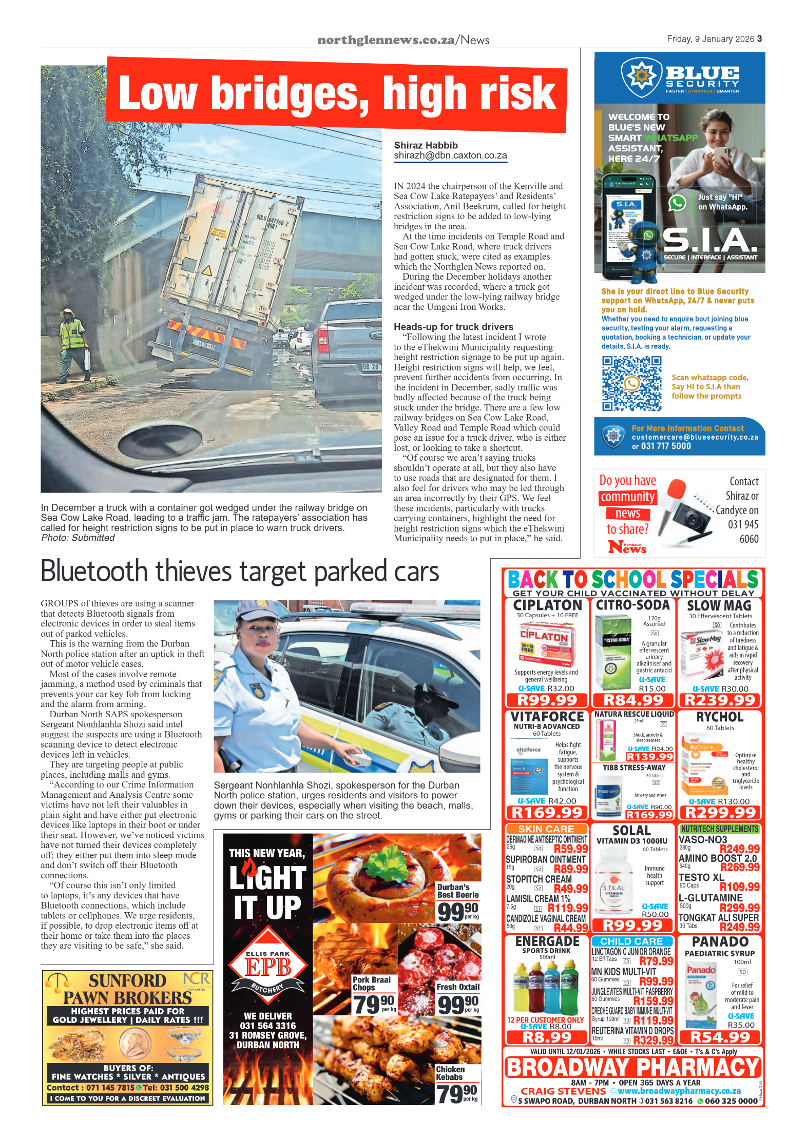 Northglen News 9 January 2026 page 3