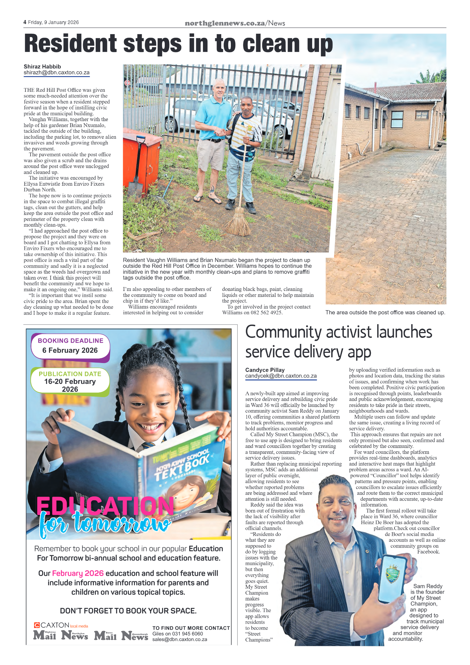 Northglen News 9 January 2026 page 4