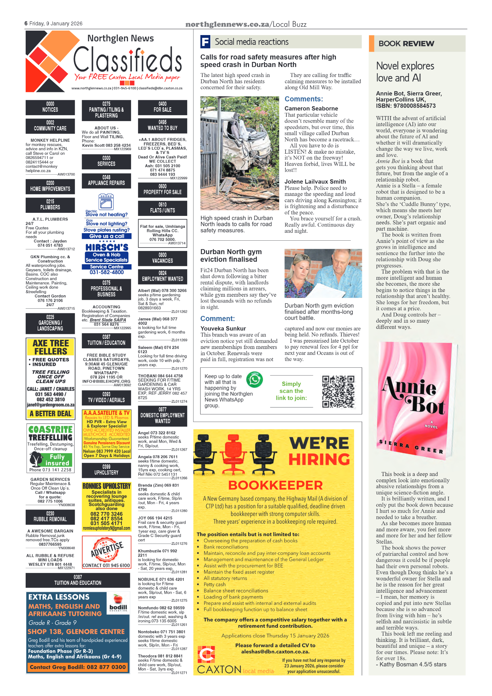 Northglen News 9 January 2026 page 6