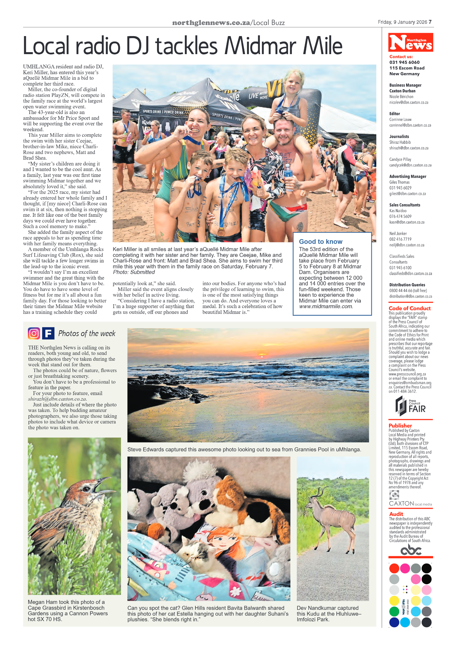 Northglen News 9 January 2026 page 7