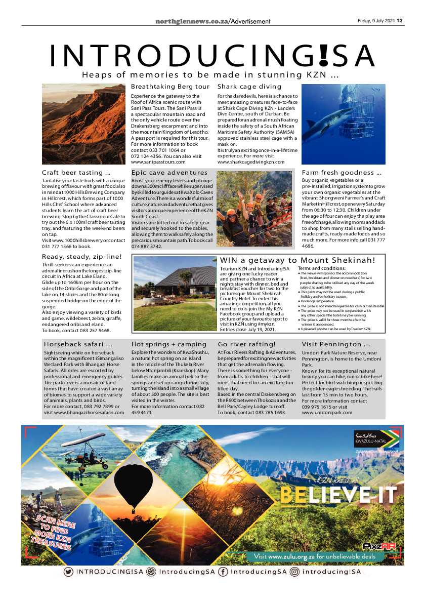 Northglen News 9 July 2021 page 13