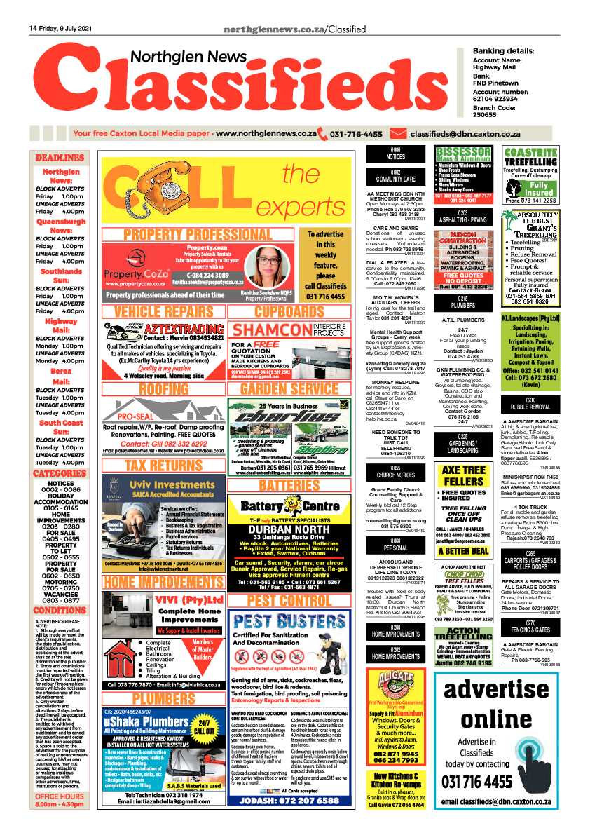 Northglen News 9 July 2021 page 14