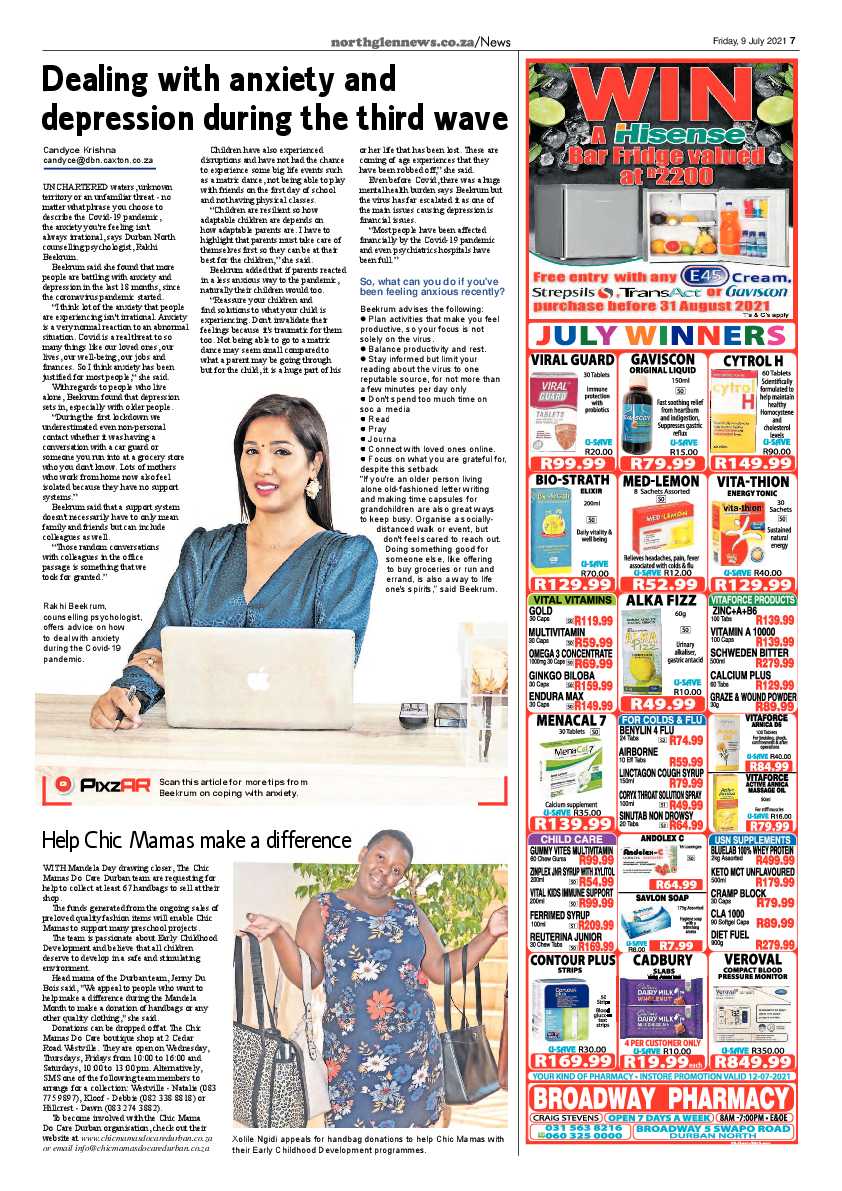 Northglen News 9 July 2021 page 7