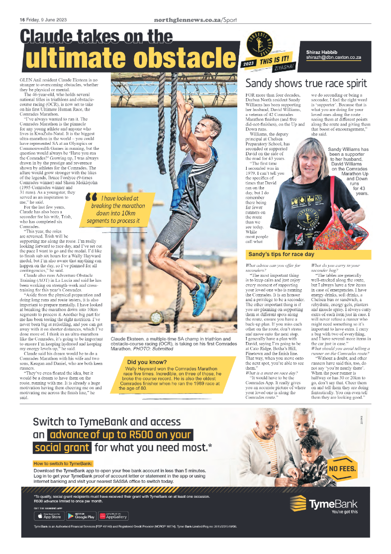 Northglen News 9 June 2023 page 16