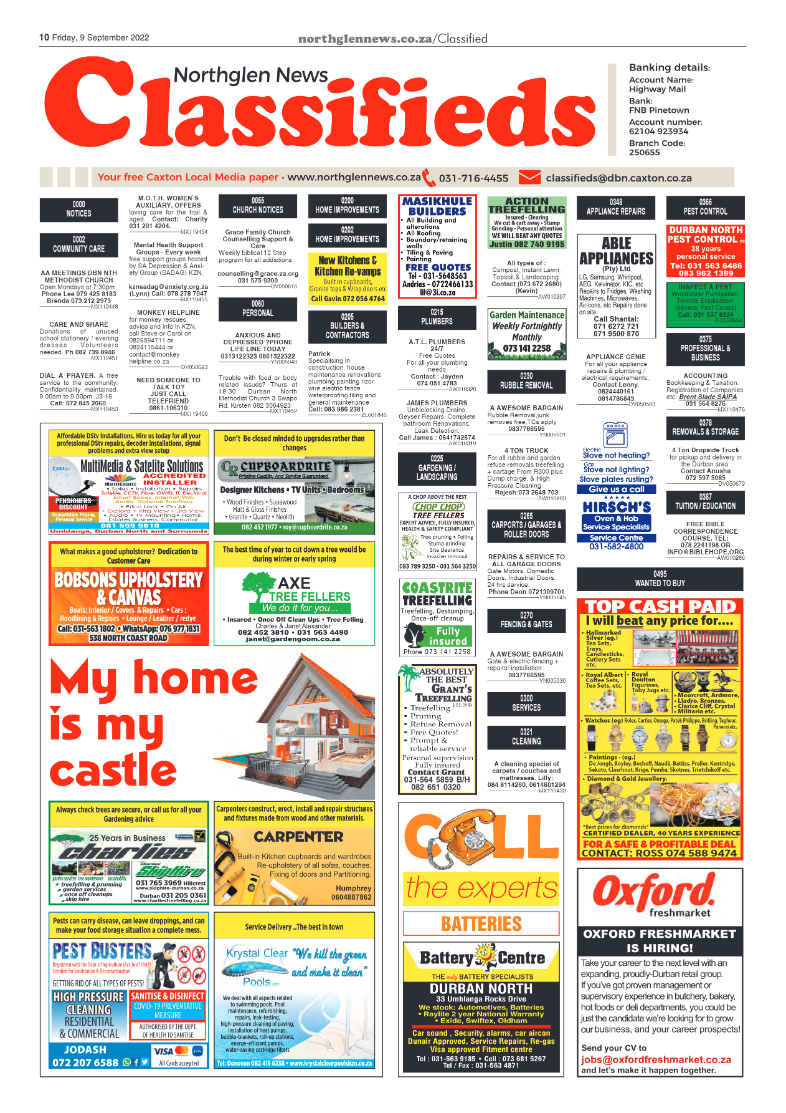 Northglen News 9 September 2022 page 10