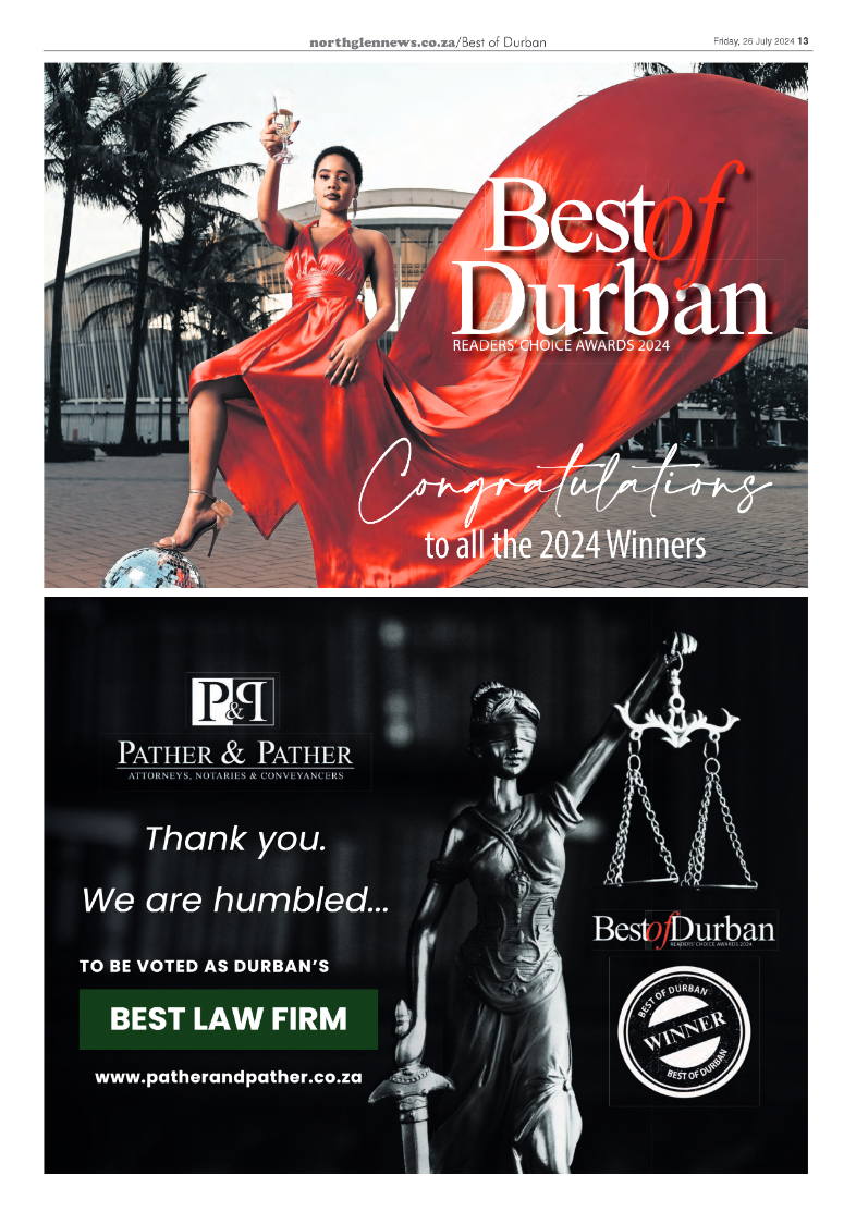 Northglen News Best of Durban 2024 page 1