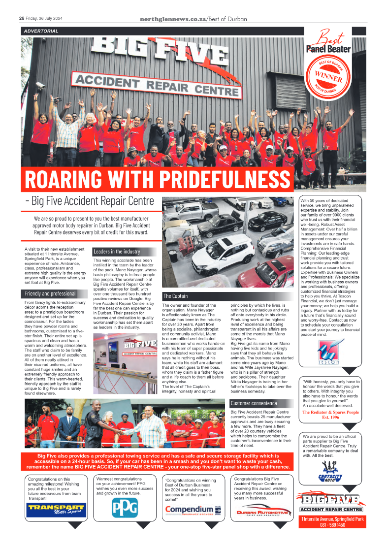 Northglen News Best of Durban 2024 page 14