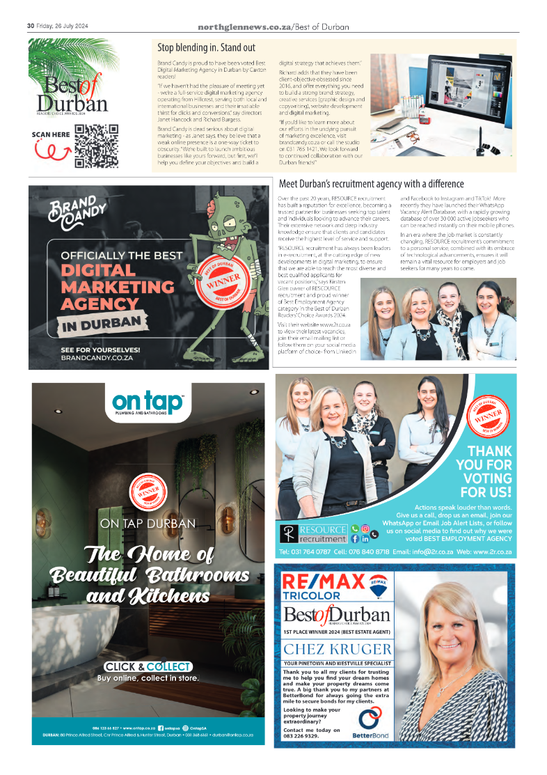 Northglen News Best of Durban 2024 page 18