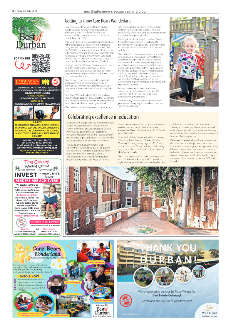 Northglen News Best of Durban 2024 page 4