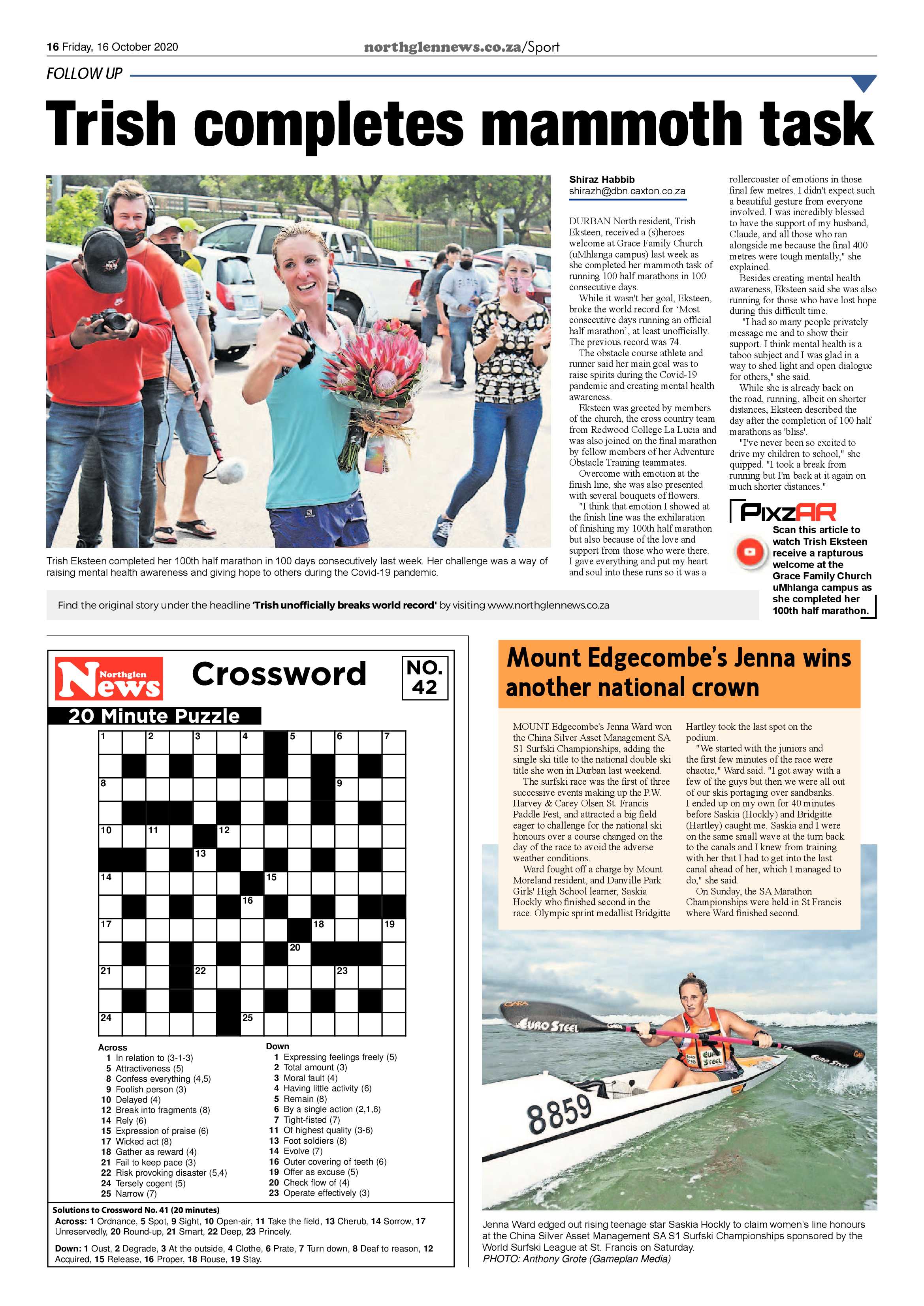 Northglen News 16 October 2020 page 16