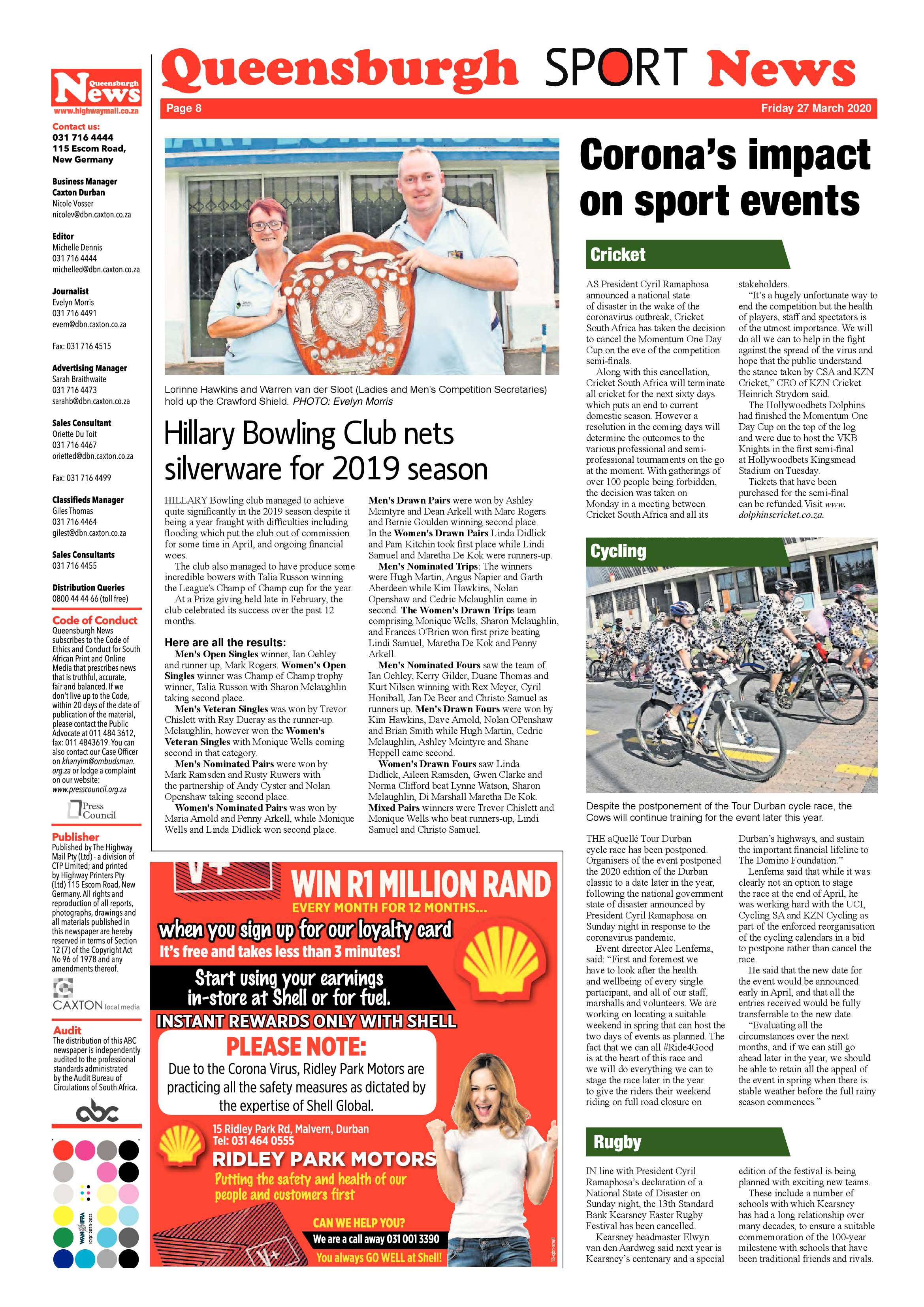 Queenburgh News 27 March 2020 page 8