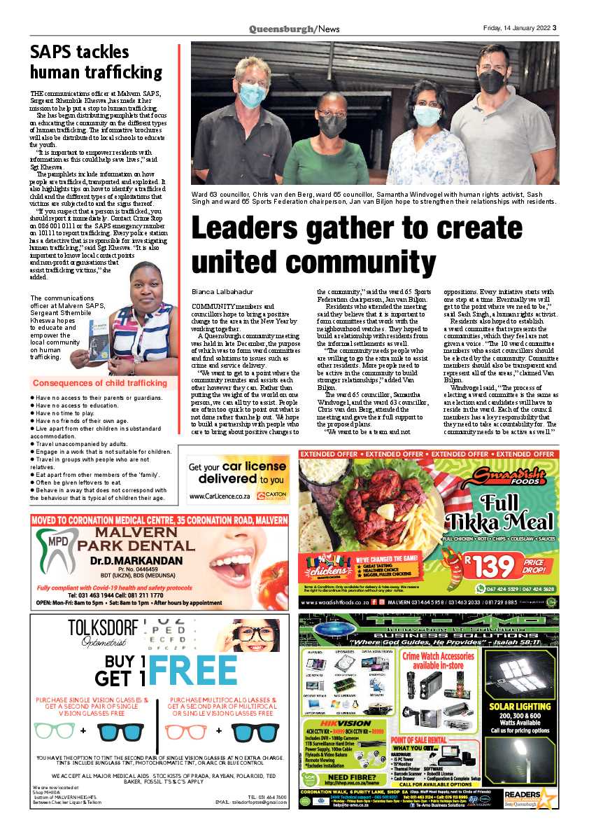 Queensburgh 14 January 2022 page 3