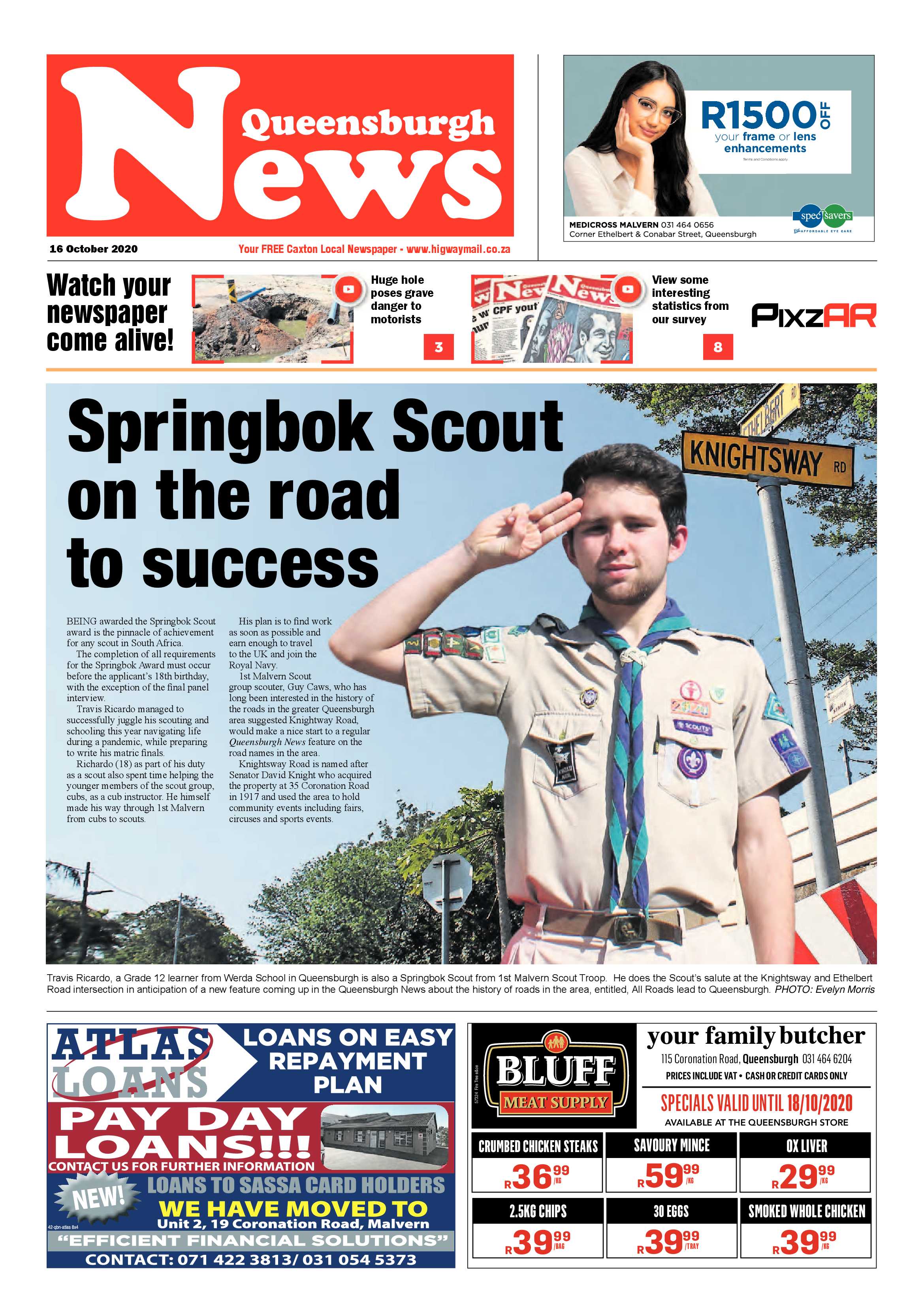 Queensburgh 16 october 2020 page 1
