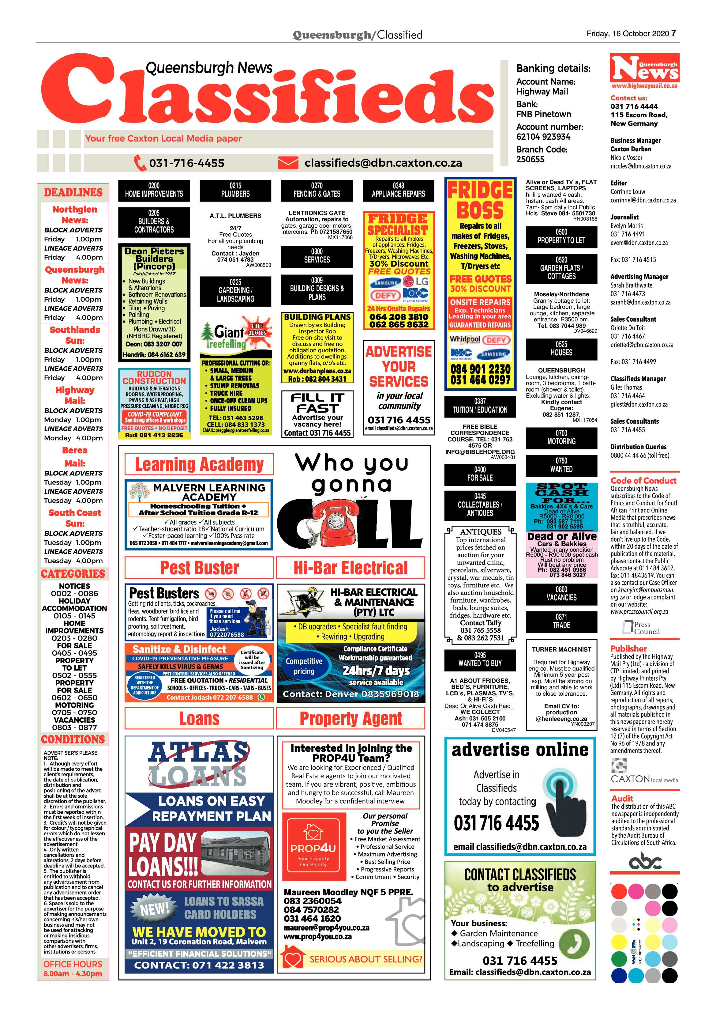 Queensburgh 16 october 2020 page 7