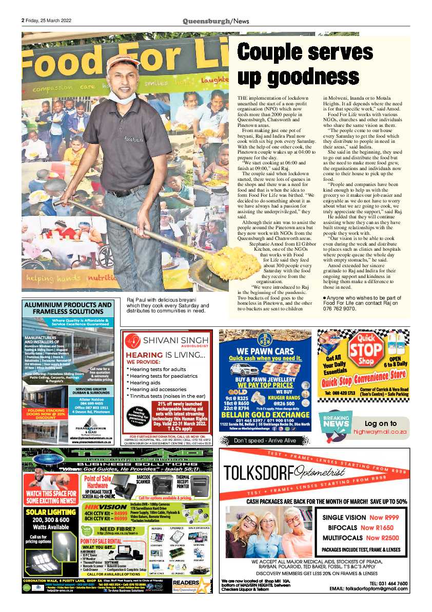 Queensburgh 25 March  2022 page 2