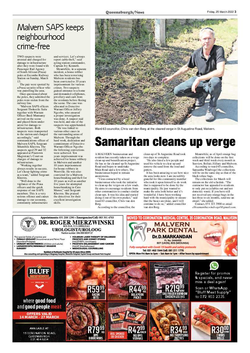 Queensburgh 25 March  2022 page 3