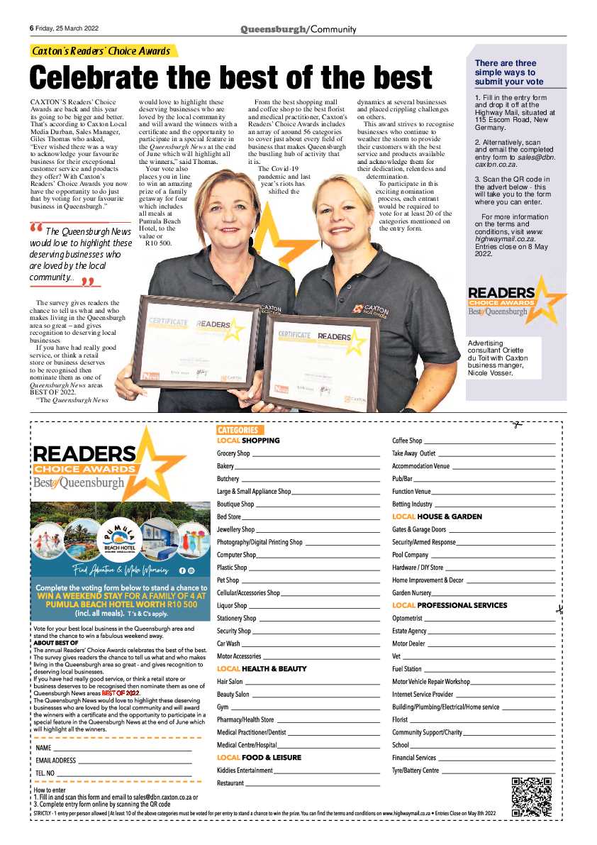 Queensburgh 25 March  2022 page 6