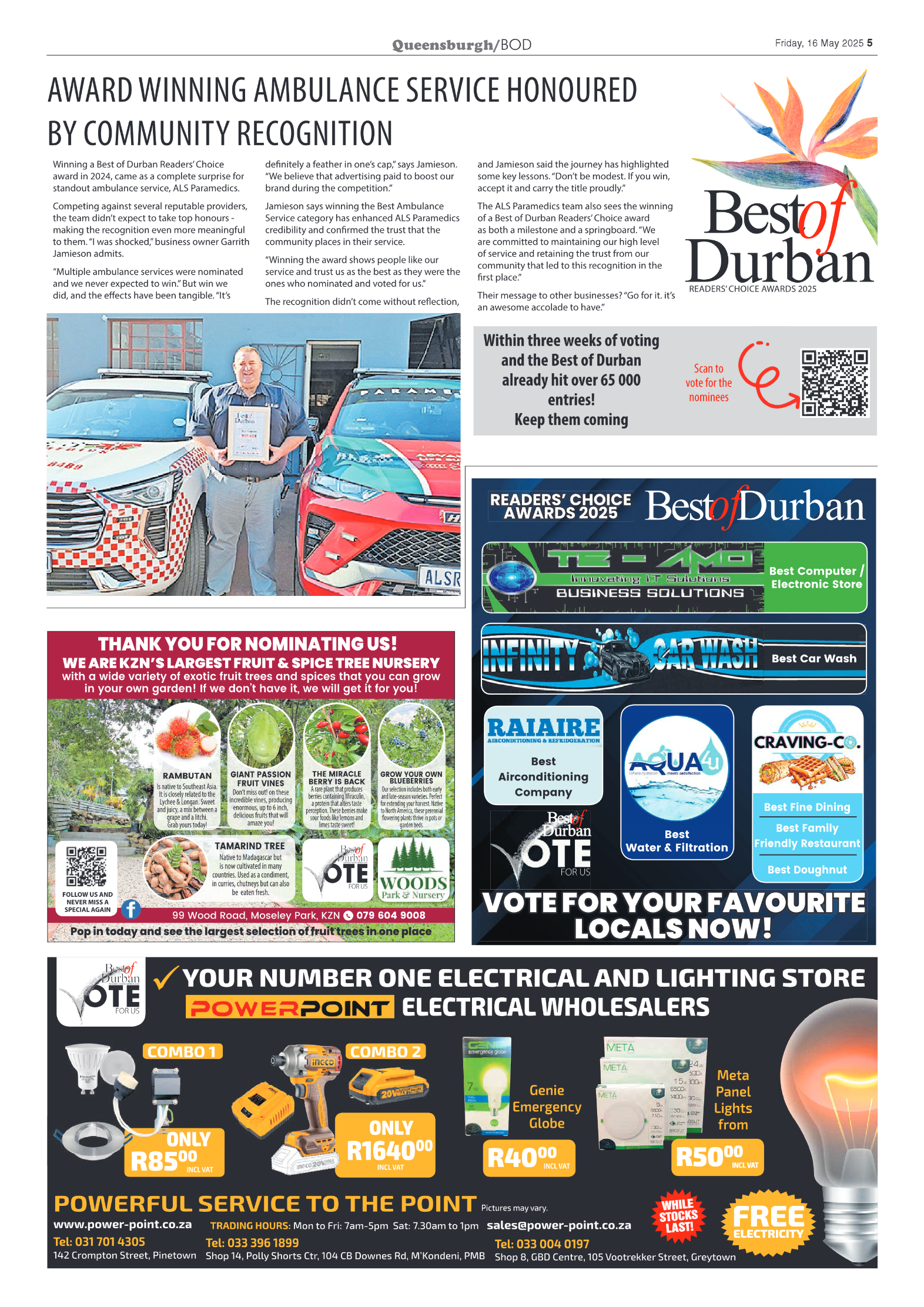 Queensburgh News 16 May 2025 page 5