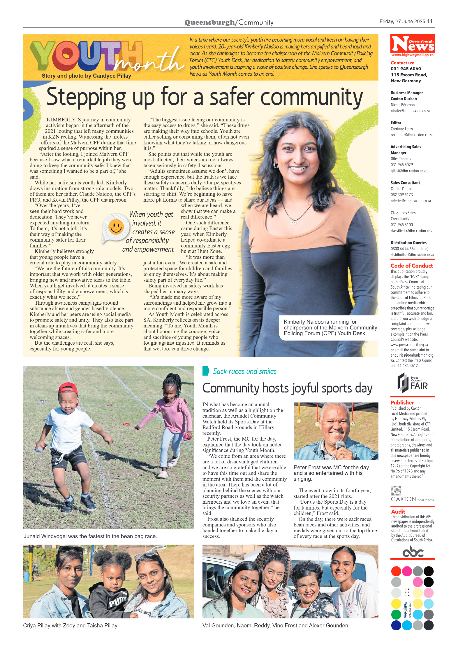 Queensburgh News 27 June 2025 page 11