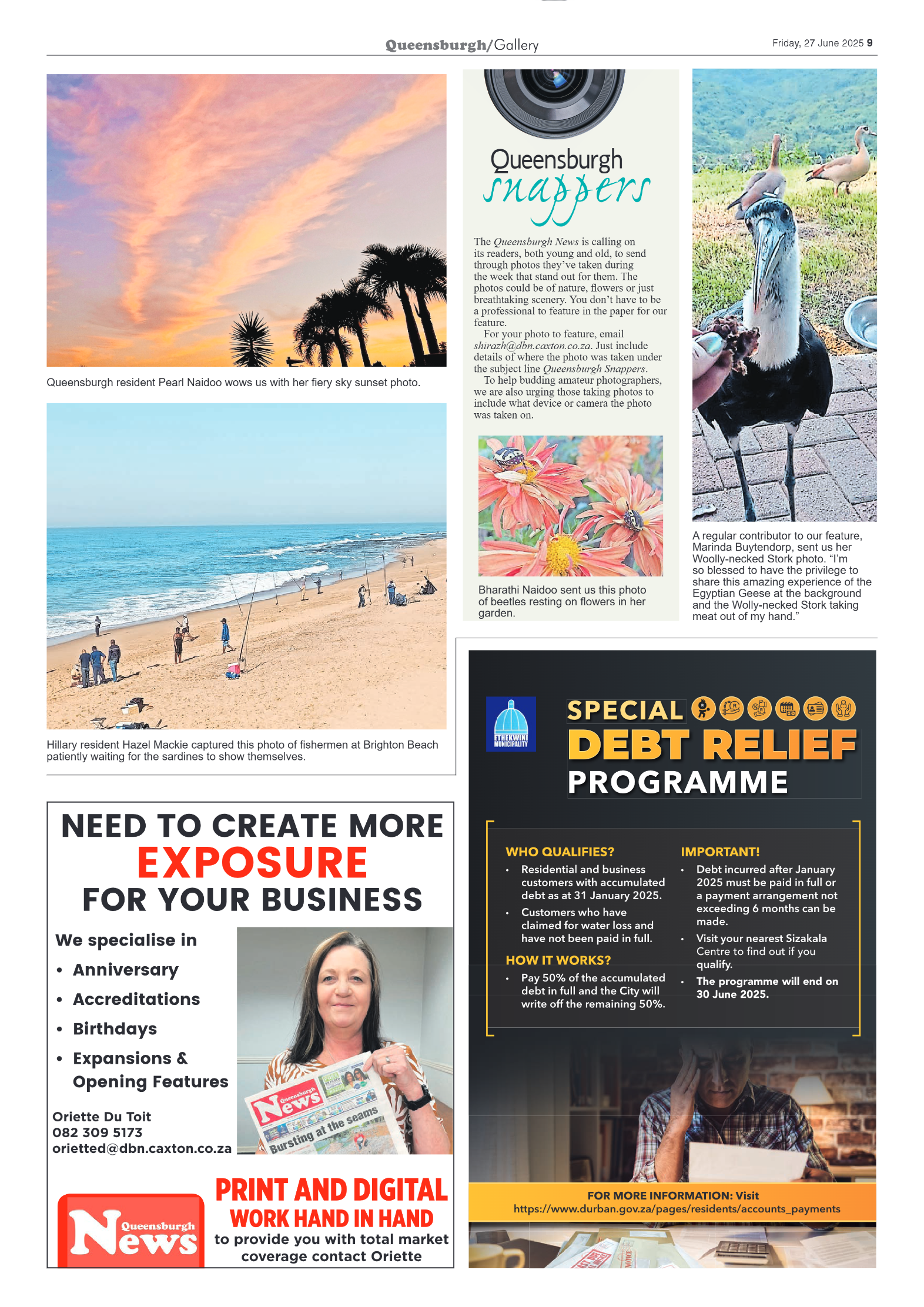 Queensburgh News 27 June 2025 page 9