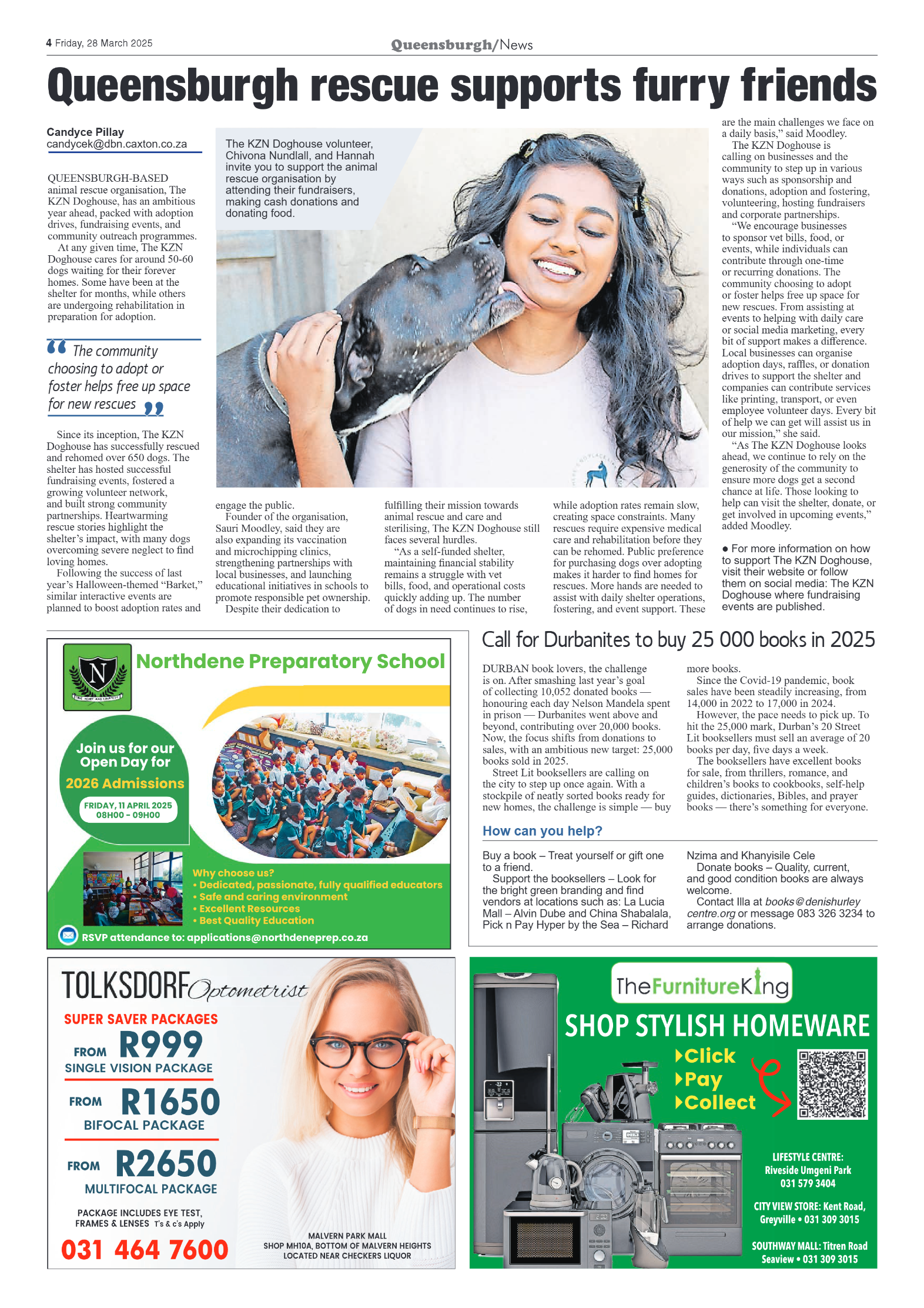 Queensburgh News 28 March 2025 page 4