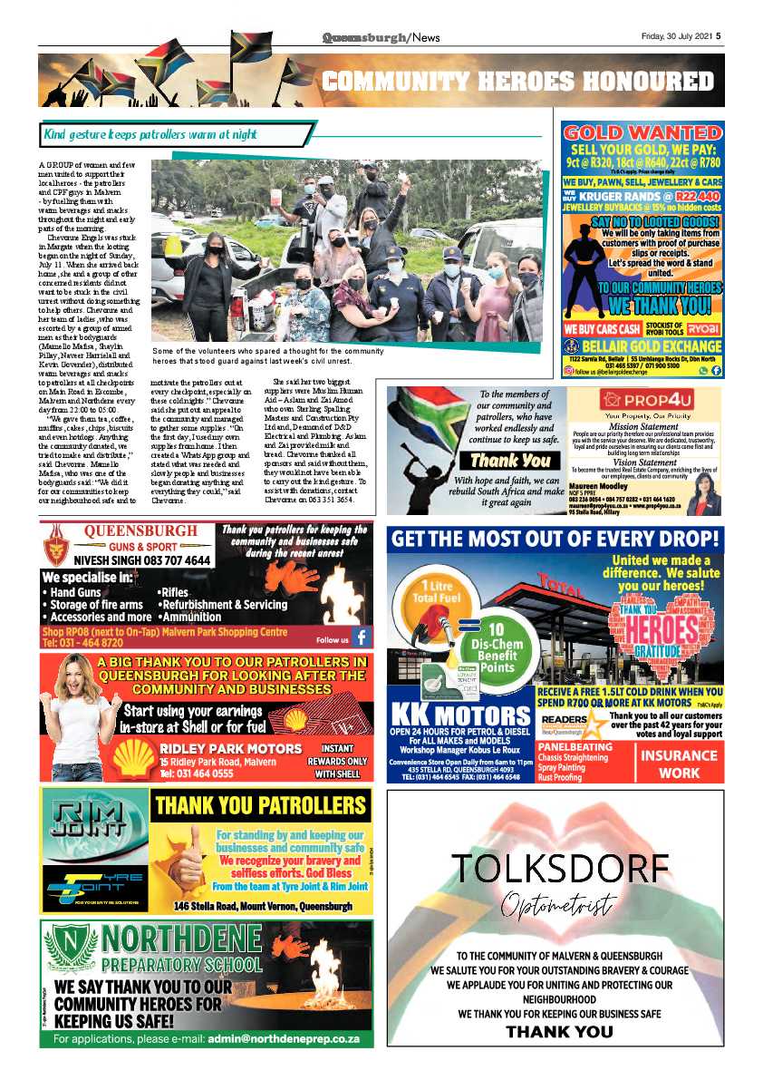 Queensburgh News 30 July 2021 page 5