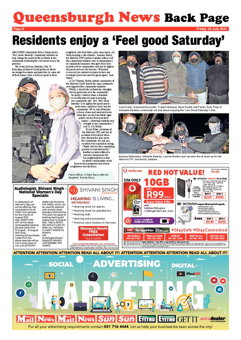 Queensburgh News 30 July 2021 page 8