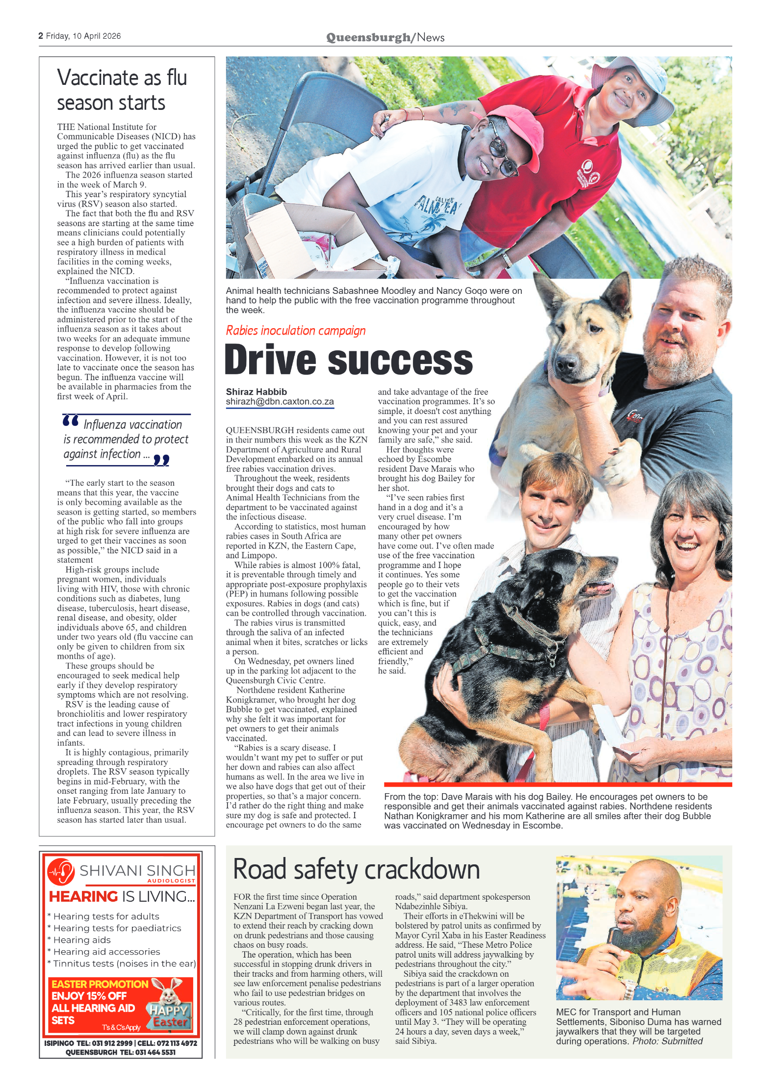 Queensburgh News 10 April 2026 page 2