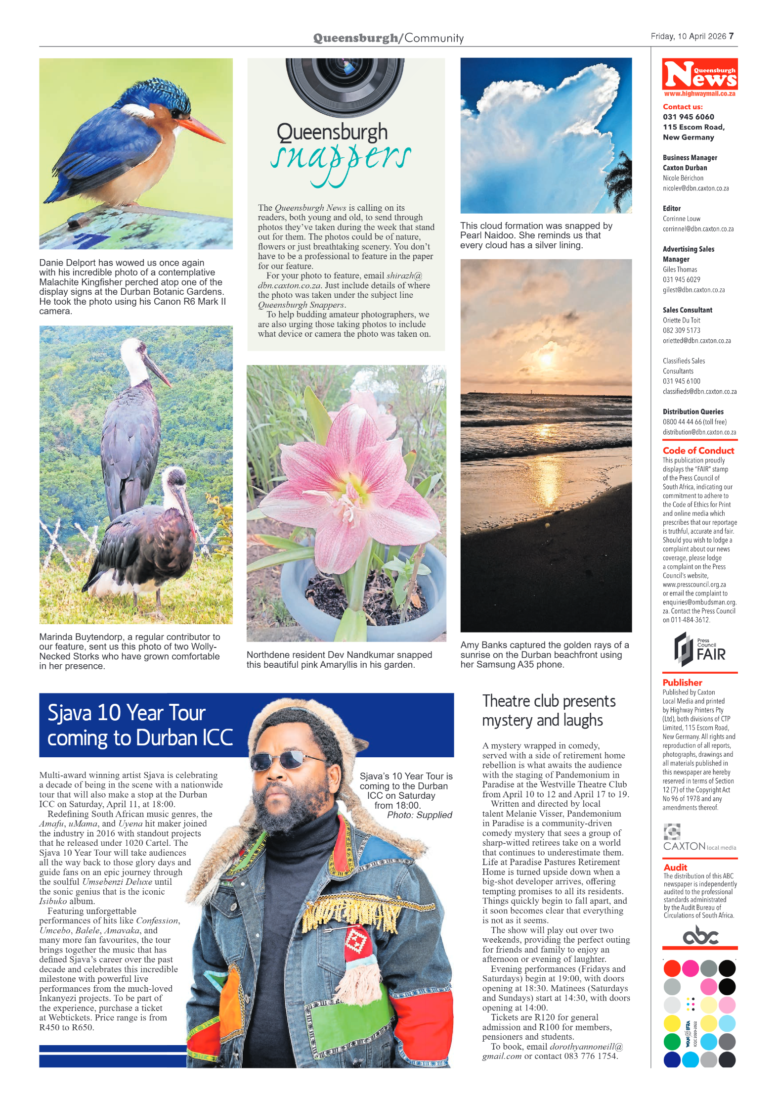 Queensburgh News 10 April 2026 page 7