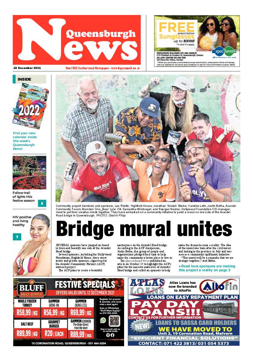 Queensburgh News 10 December 2021 page 1